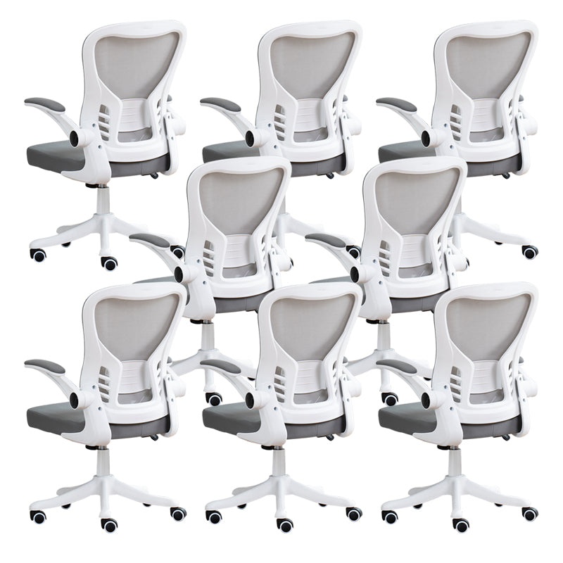 Modern Removable Arms Office Chair Tilt Mechanism Ergonomic Slide Chair with Wheels