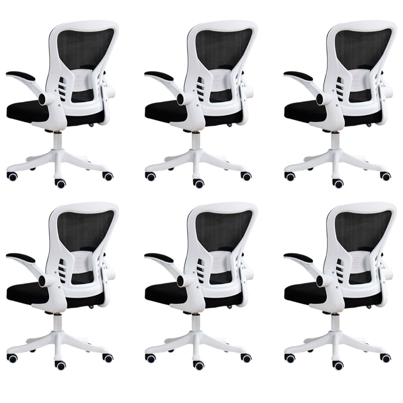 Modern Removable Arms Office Chair Tilt Mechanism Ergonomic Slide Chair with Wheels