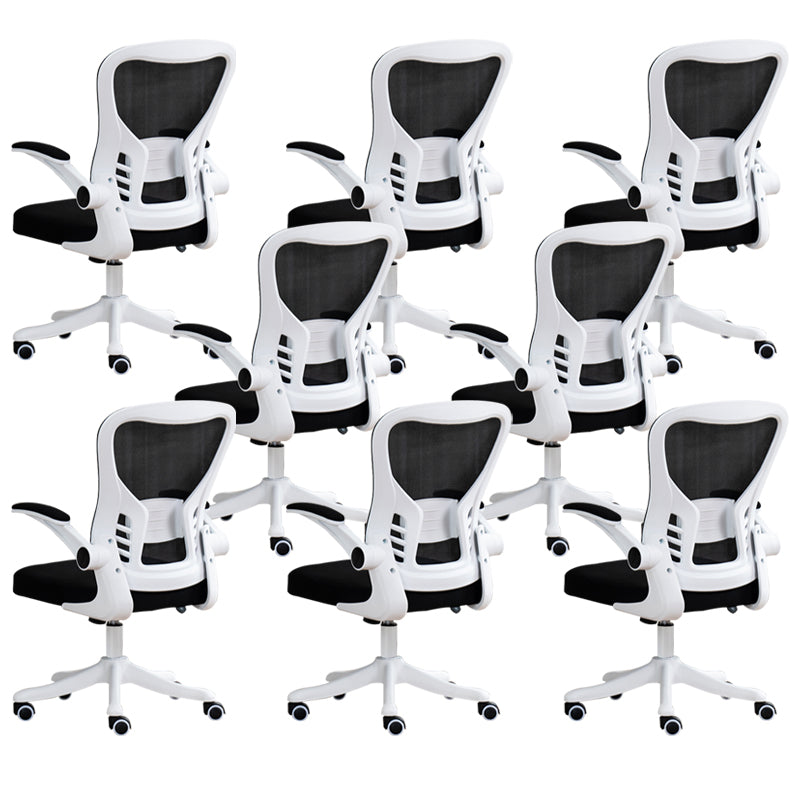 Modern Removable Arms Office Chair Tilt Mechanism Ergonomic Slide Chair with Wheels