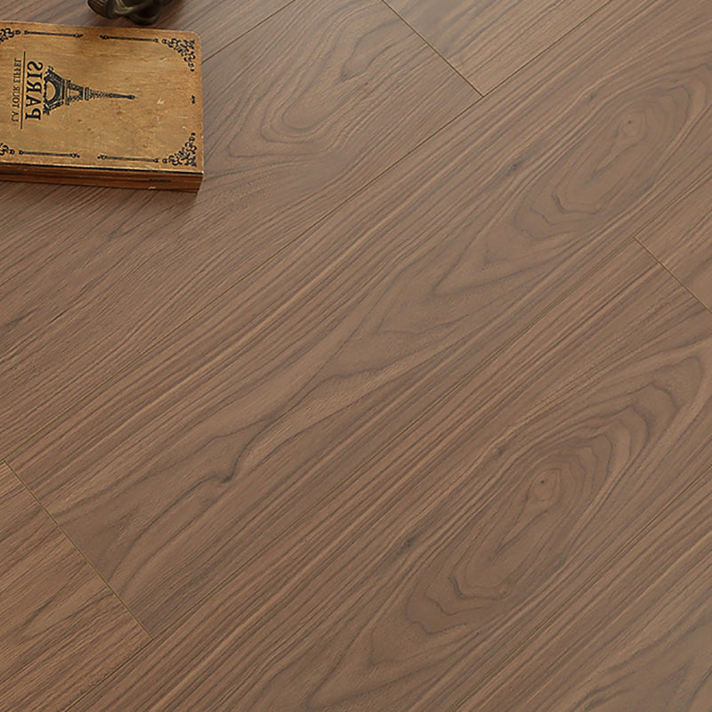 Brown Wood Laminate Flooring Scratch Resistance Matte Laminate Plank Flooring