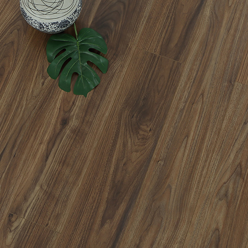 Brown Wood Laminate Flooring Scratch Resistance Matte Laminate Plank Flooring