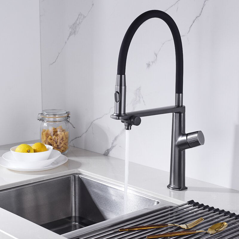 Farmhouse Spring Spout Water Filler One Handle High Arch Kitchen Faucet