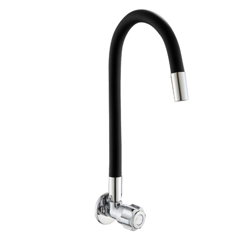 Contemporary Single Handle Kitchen Faucet 1-Hold Bar Faucet with No Sensor