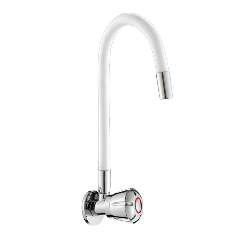 Contemporary Single Handle Kitchen Faucet 1-Hold Bar Faucet with No Sensor