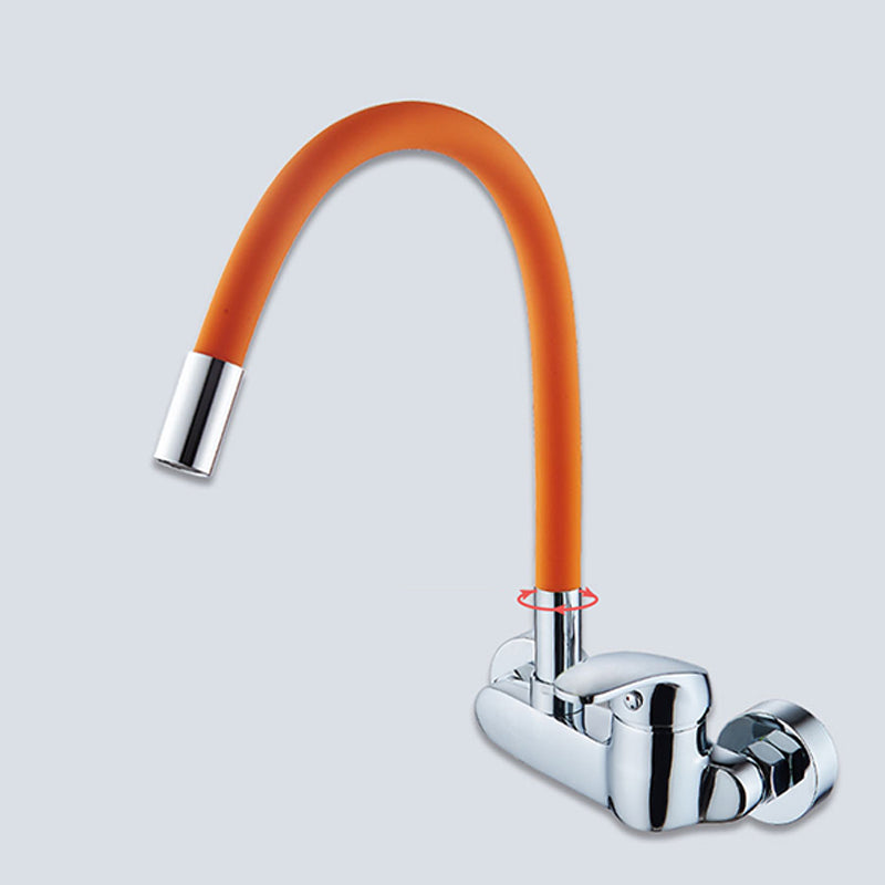 Contemporary Single Handle Kitchen Faucet Wall Mounted Faucet