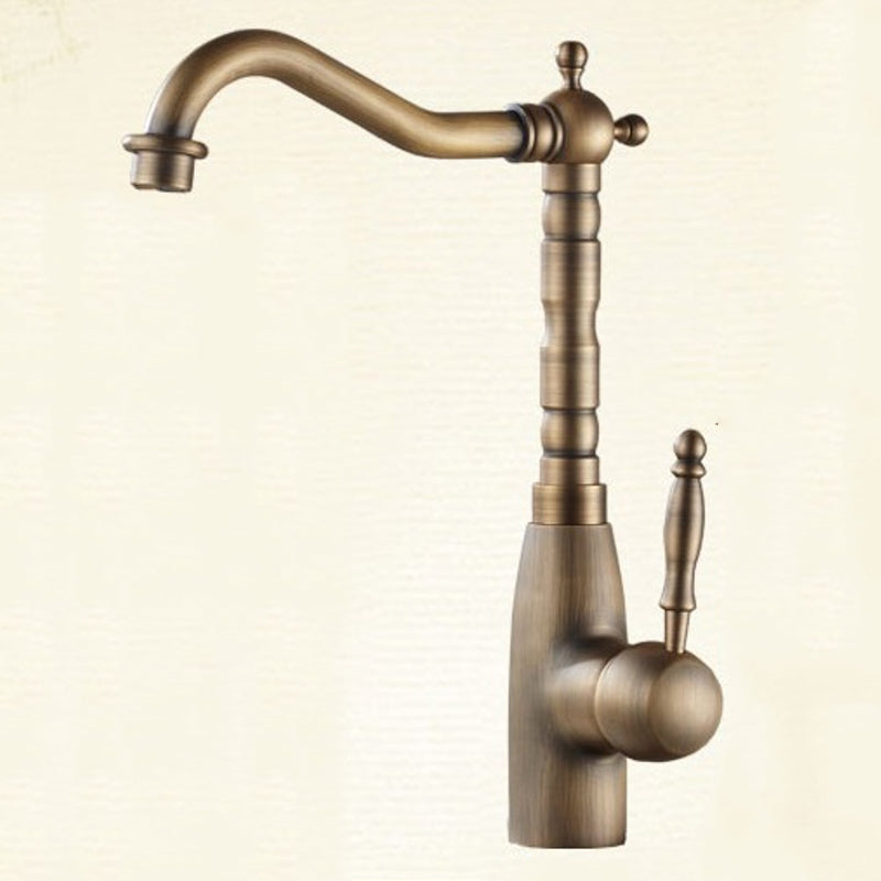 Traditional Single Level Kitchen Faucet Lead Free Standard Faucet