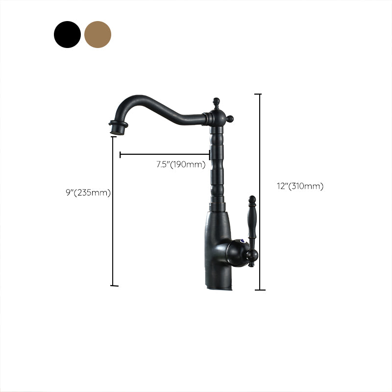 Traditional Single Level Kitchen Faucet Lead Free Standard Faucet