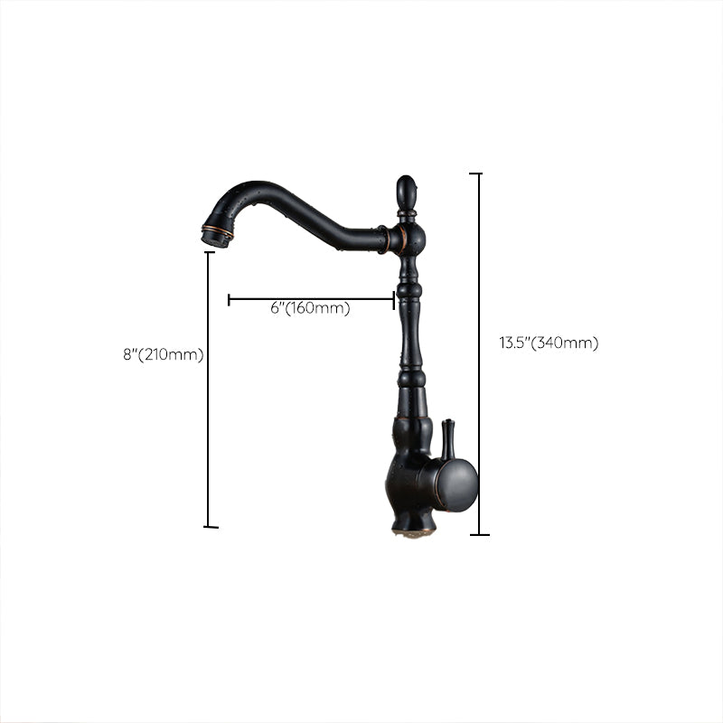 Traditional Single Level Kitchen Faucet Lead Free Standard Faucet