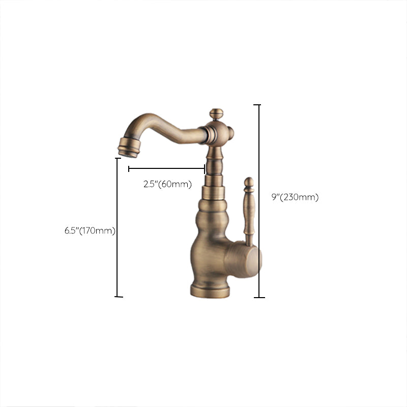 Traditional Single Level Kitchen Faucet Lead Free Standard Faucet