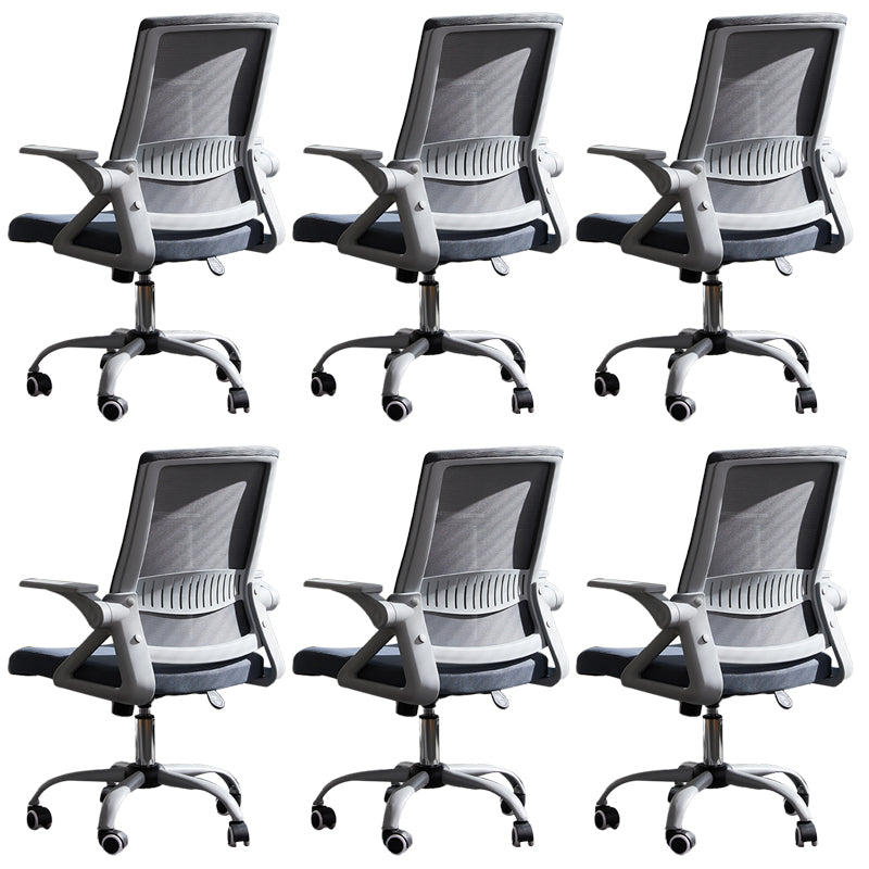 Modern Office Chair Tilt Mechanism No Distressing Ergonomic Chair with Wheels