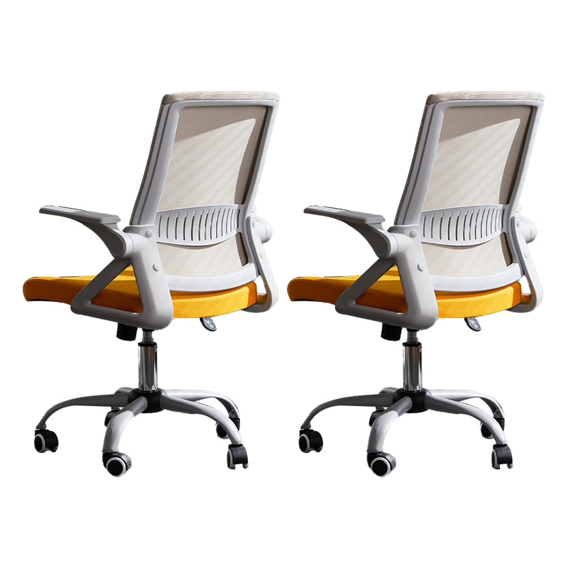 Modern Office Chair Tilt Mechanism No Distressing Ergonomic Chair with Wheels