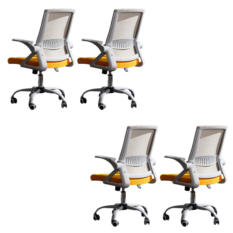 Modern Office Chair Tilt Mechanism No Distressing Ergonomic Chair with Wheels