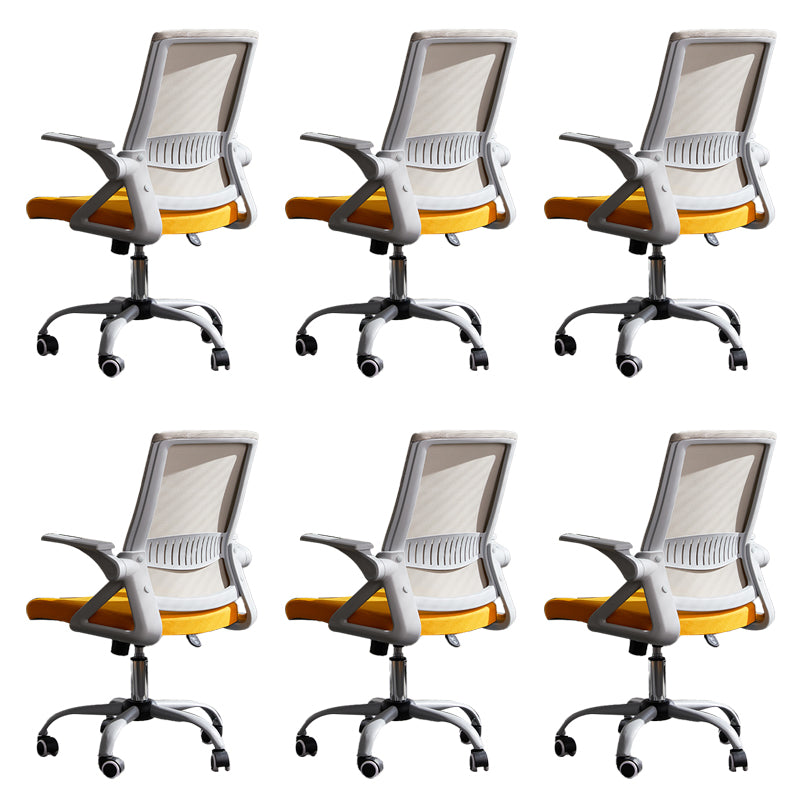 Modern Office Chair Tilt Mechanism No Distressing Ergonomic Chair with Wheels