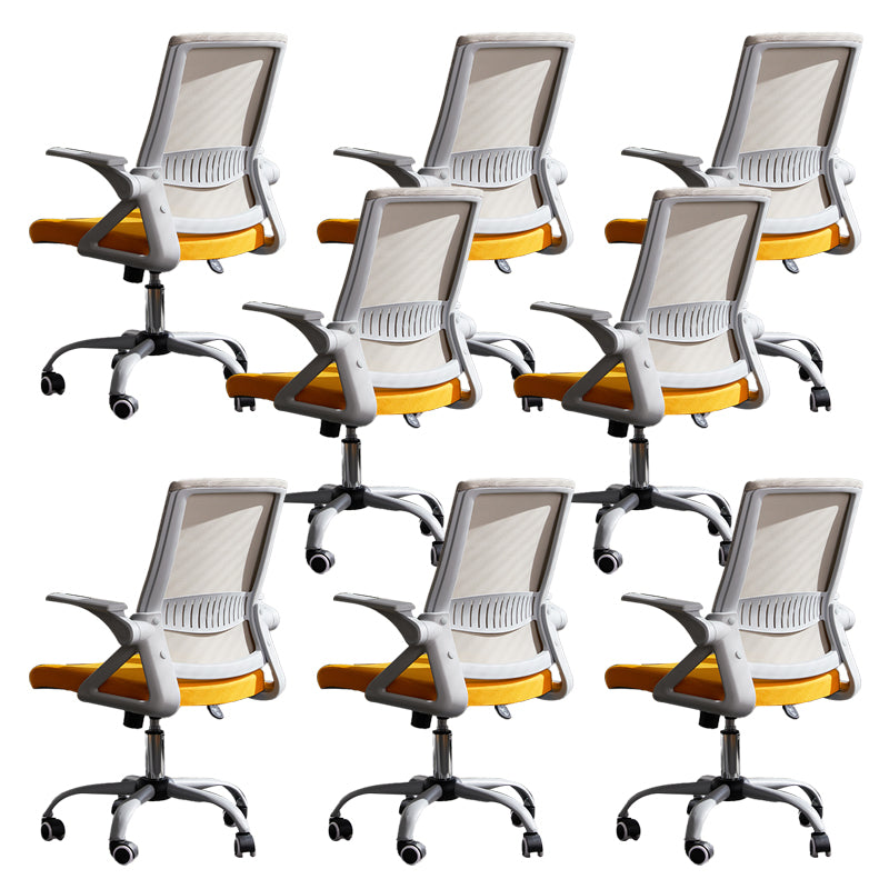 Modern Office Chair Tilt Mechanism No Distressing Ergonomic Chair with Wheels