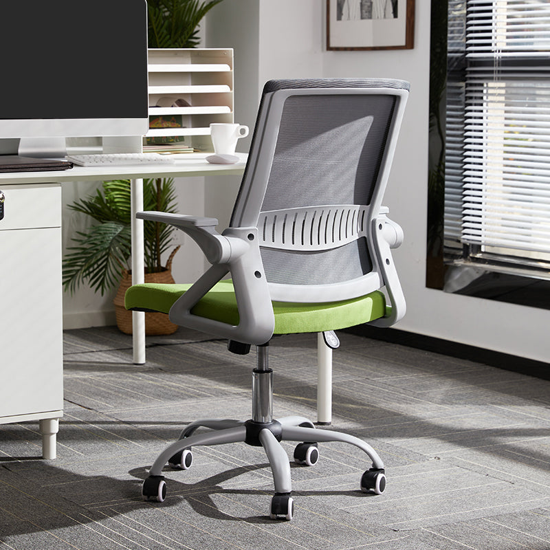 Modern Office Chair Tilt Mechanism No Distressing Ergonomic Chair with Wheels