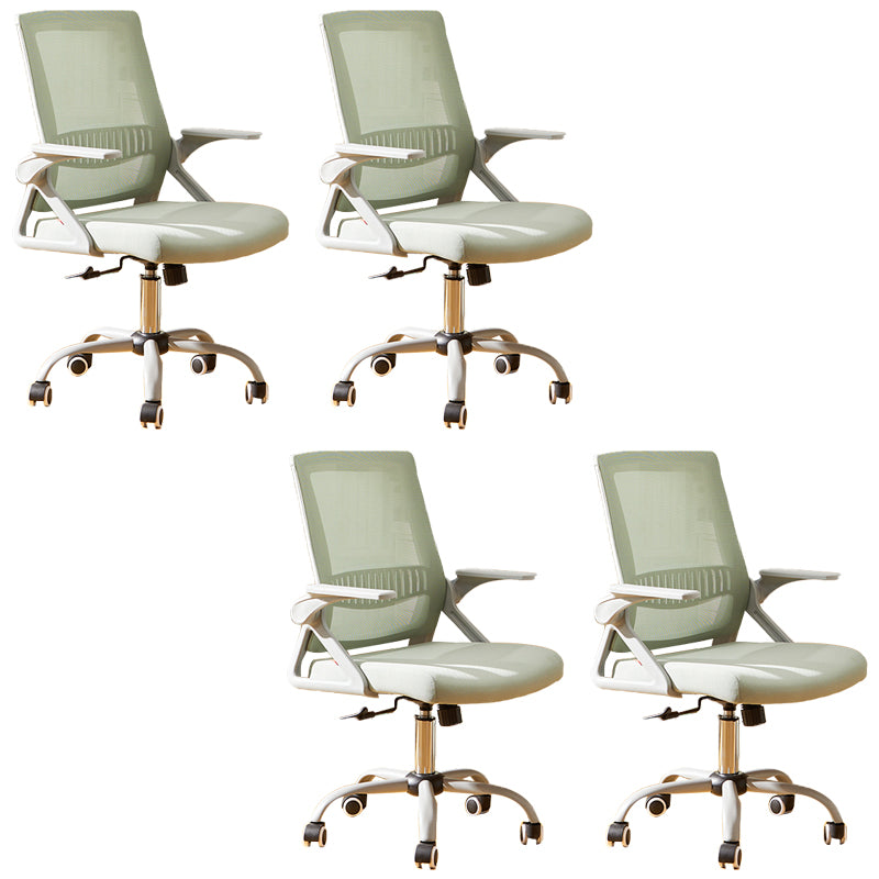 Modern Office Chair Tilt Mechanism No Distressing Ergonomic Chair with Wheels