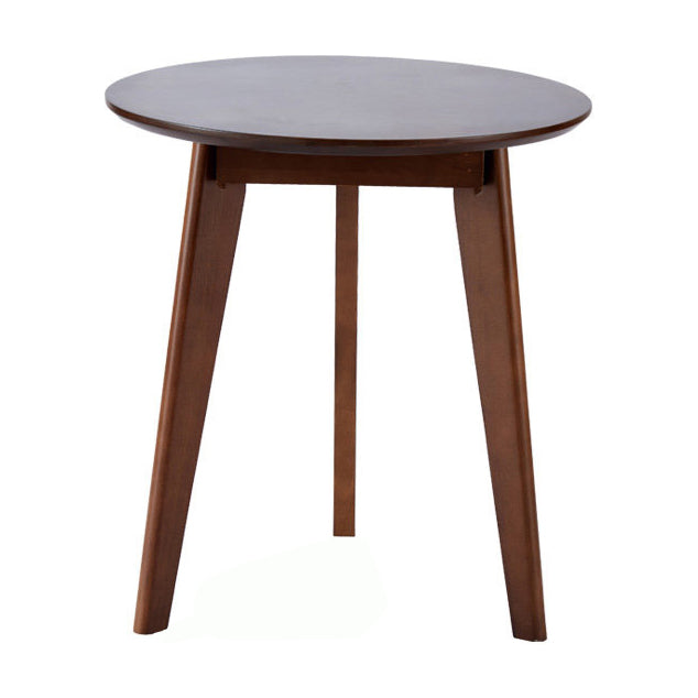 Modern Waterproof Wood Courtyard Table Round Shape Outdoor Table