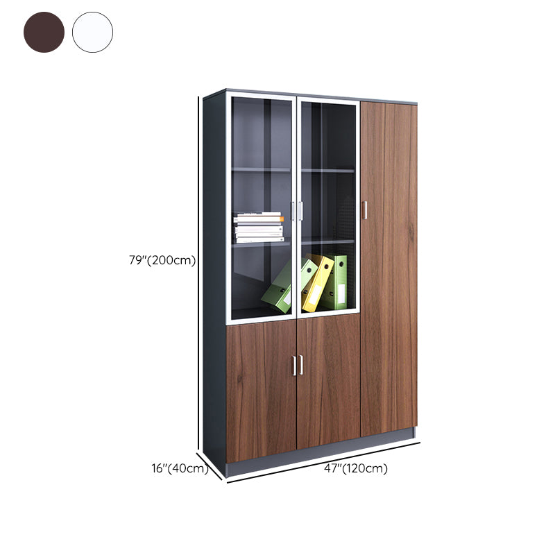 Modern Storage File Cabinet Wooden Frame Vertical Filing Cabinet