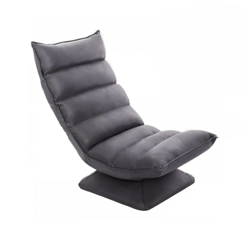 Contemporary Wingback Recliner Swiveling Metal Solid Color Indoor Reclining