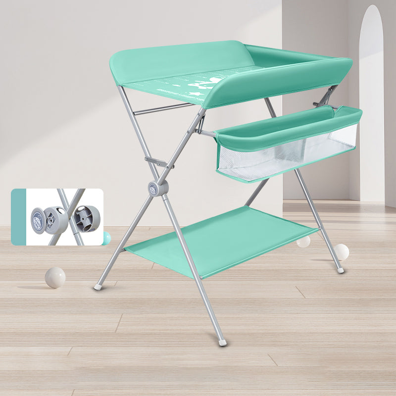 Portable Changing Table Modern Baby Changing Table in Matte Finish