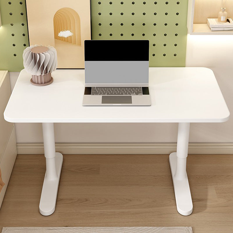 Modern Adjustable Computer Desk Dormitory T-Shape Base Writing Desk