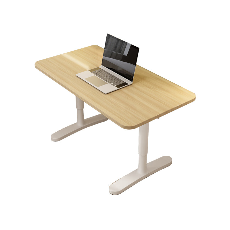 Modern Adjustable Computer Desk Dormitory T-Shape Base Writing Desk