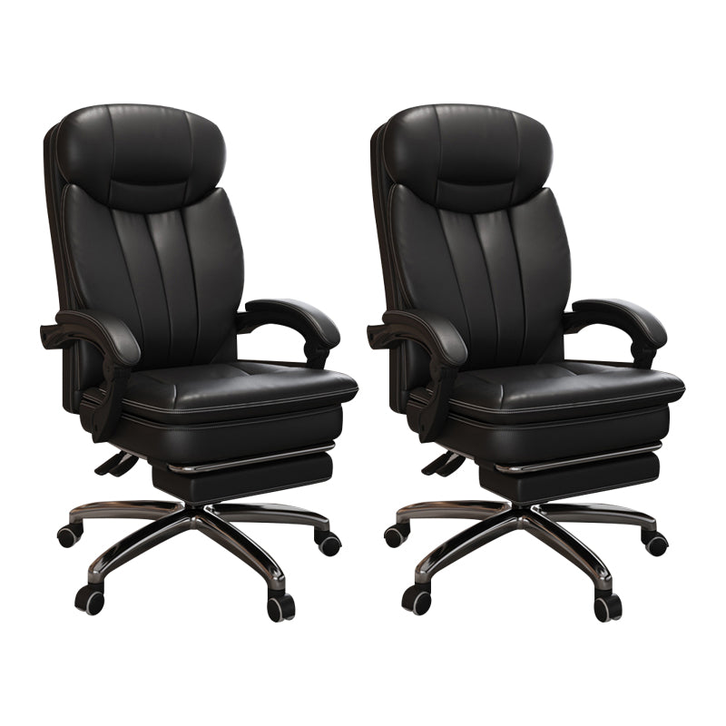 Modern Height Adjustable Executive Chair Padded Arms Included Managers Chair for Office