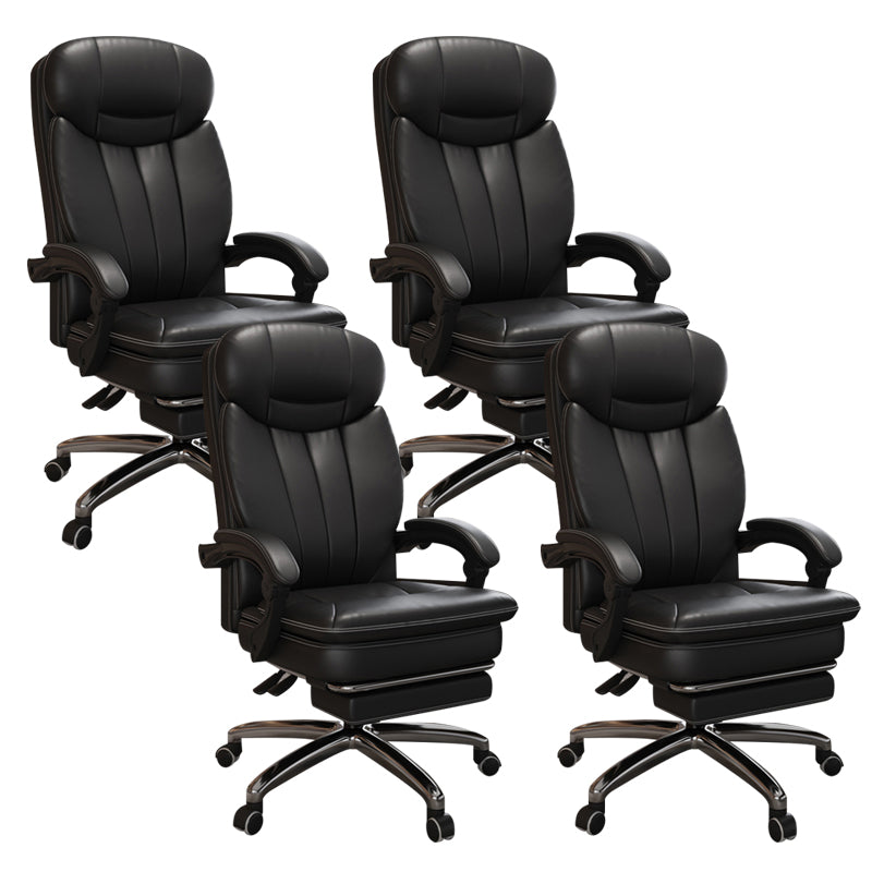 Modern Height Adjustable Executive Chair Padded Arms Included Managers Chair for Office