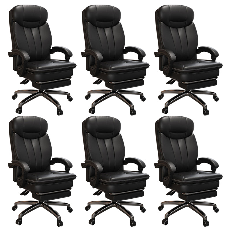 Modern Height Adjustable Executive Chair Padded Arms Included Managers Chair for Office