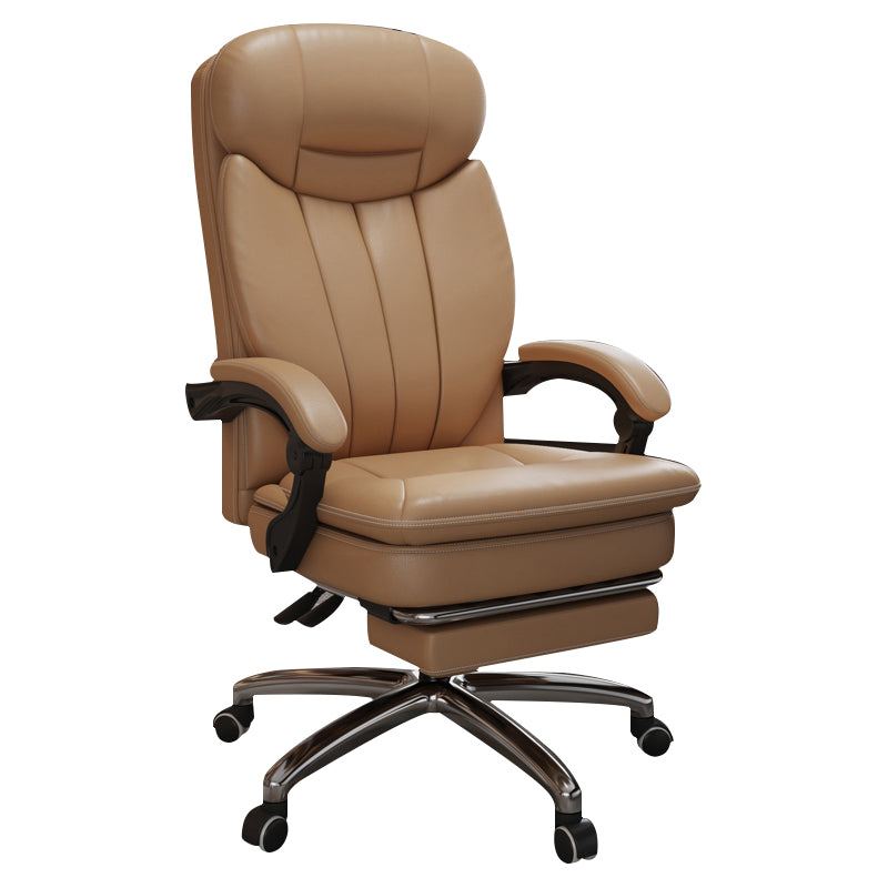 Modern Height Adjustable Executive Chair Padded Arms Included Managers Chair for Office