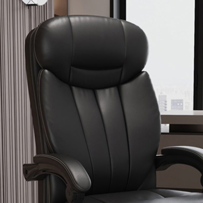 Modern Height Adjustable Executive Chair Padded Arms Included Managers Chair for Office