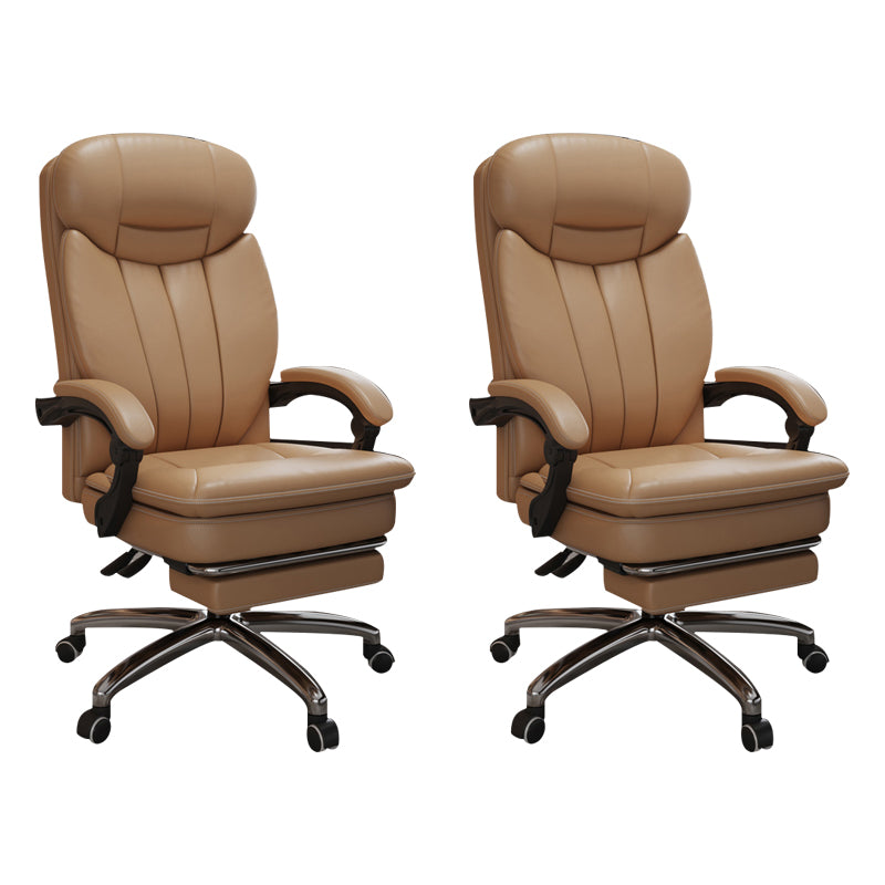 Modern Height Adjustable Executive Chair Padded Arms Included Managers Chair for Office