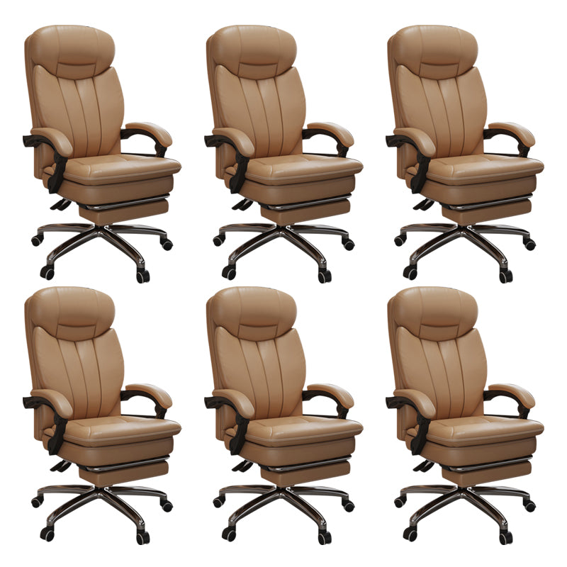 Modern Height Adjustable Executive Chair Padded Arms Included Managers Chair for Office