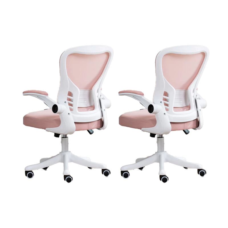 Padded Arms Office Chair Tilt Mechanism No Distressing Ergonomic Slide Chair with Wheels