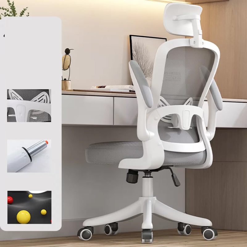 Modern Removable Arms Office Chair Tilt Mechanism Ergonomic Desk Chair