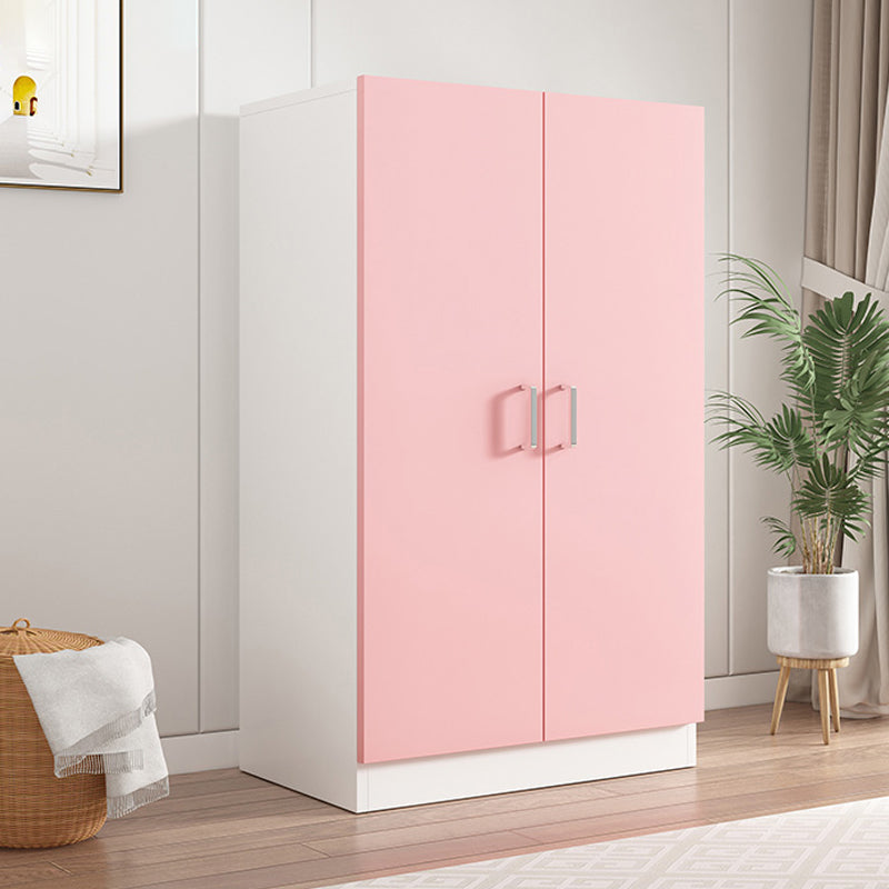 Contemporary Wooden Kids Closet High Gloss 2-Door Coat Locker