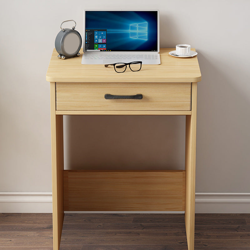 Contemporary Wooden Student Table with 1/2Drawers Writing Desk