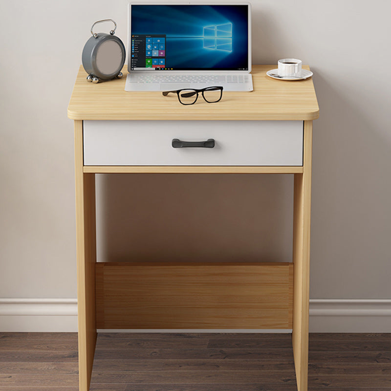 Contemporary Wooden Student Table with 1/2Drawers Writing Desk