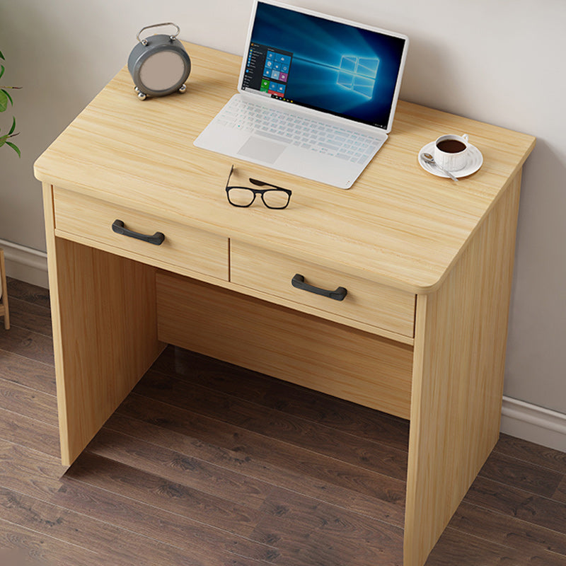 Contemporary Wooden Student Table with 1/2Drawers Writing Desk