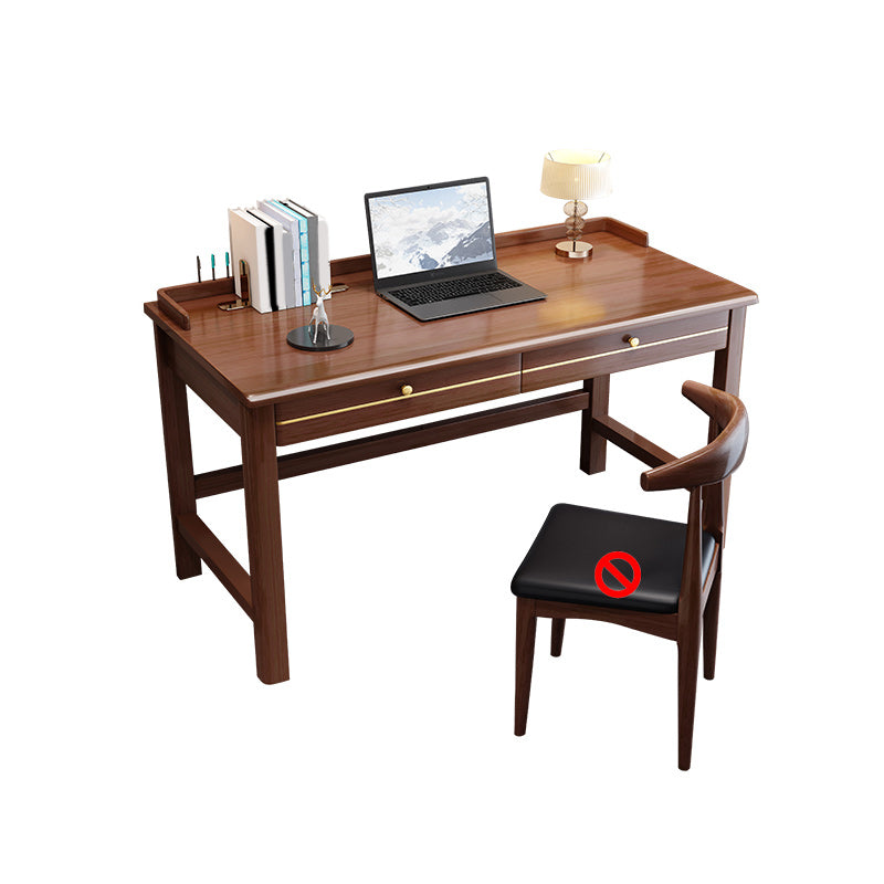 23.6"W Writing Desk Kids Desk and Chair Set with Drawer Solid Wood Kids Desk