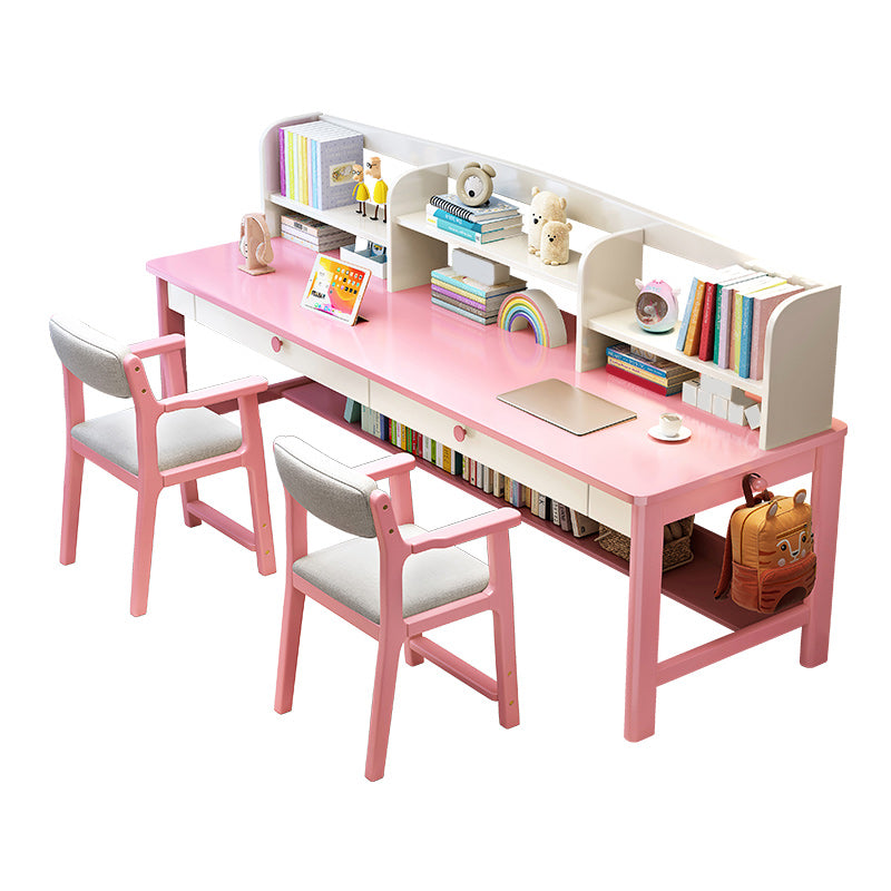 Wooden Desk  Kids Desk 23.6" W Bedroom Writing Corner Kids Desk and Chair