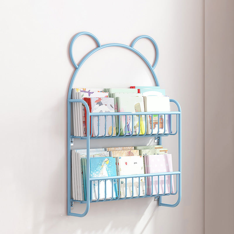 Wall Mounted Metal Bookshelf Children's Picture Book Display Rack