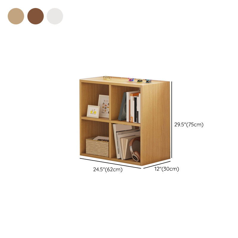 Wood Cubby Storage Bookcase Contemporary Children's Storage Bookcase