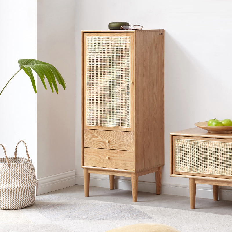 Contemporary Sideboard Oak Sideboard Cabinet with Legs for Kitchen