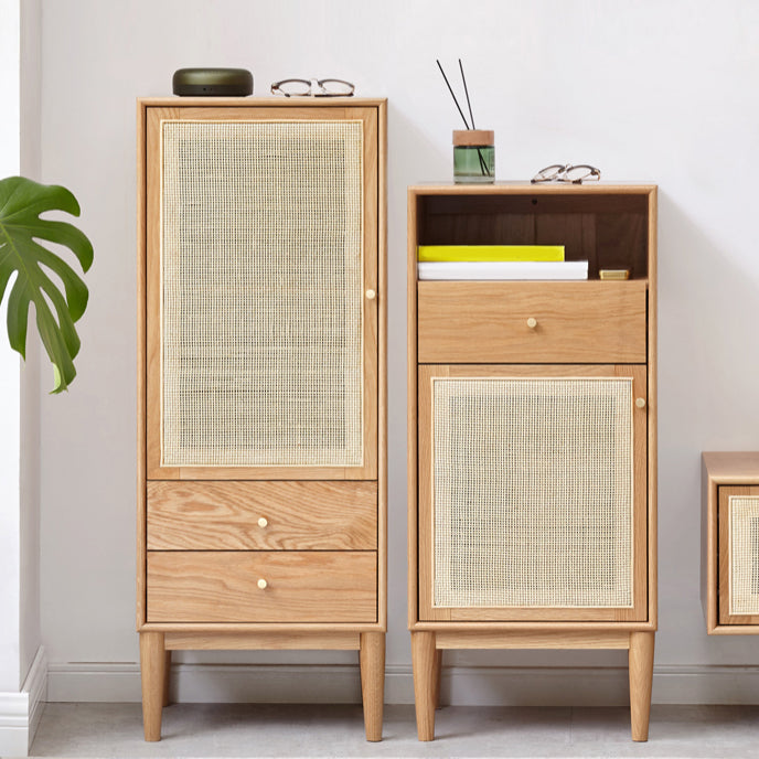 Contemporary Sideboard Oak Sideboard Cabinet with Legs for Kitchen