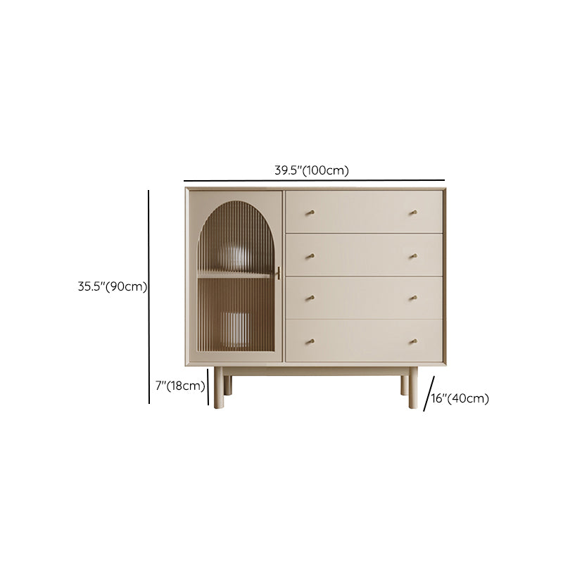 Contemporary Dining Server Stone Buffet Server for Dining Room