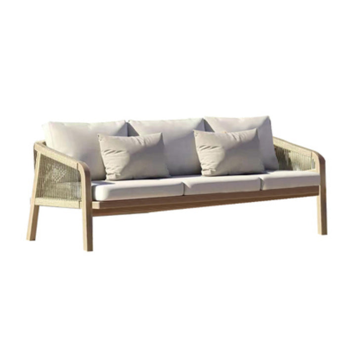 Contemporary Cushion Outdoor Sofa UV and Water Resistant Patio Sofa