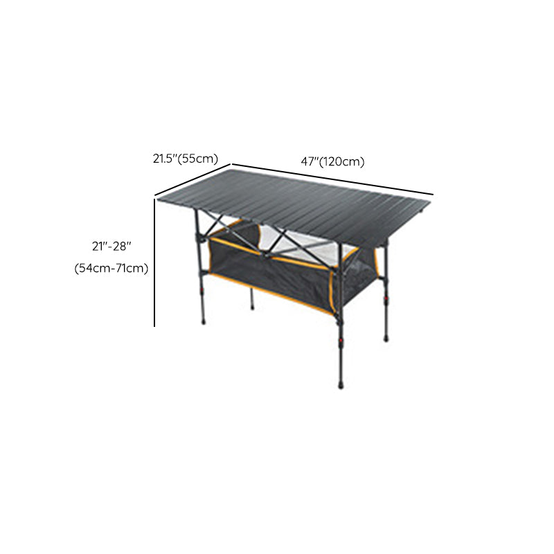 Industrial Outdoor Folding Table Aluminum Removable Camping Table