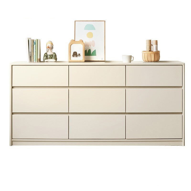 Horizontal Scandinavian Kids Furniture Wooden Matte Baby Dresser