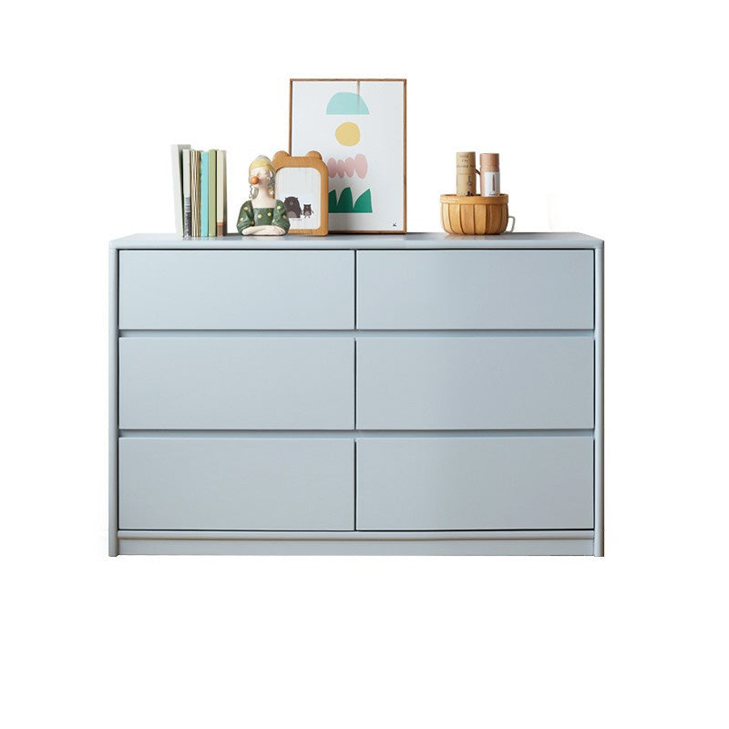 Horizontal Scandinavian Kids Furniture Wooden Matte Baby Dresser